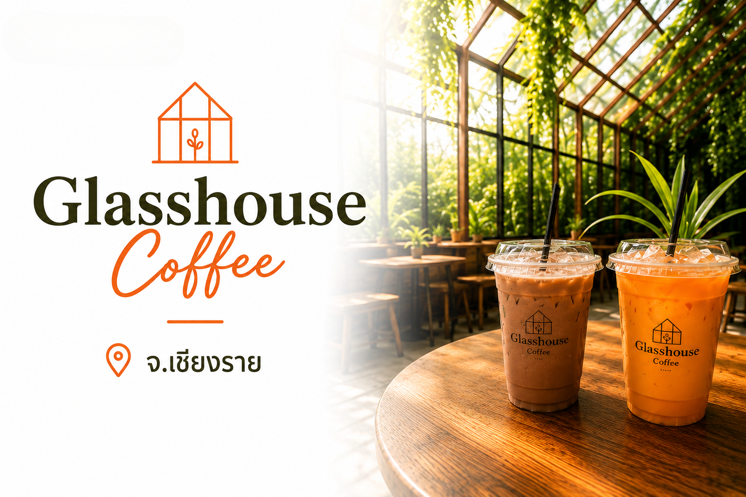“Glasshouse Coffee” คาเฟ่เรือนกระจก