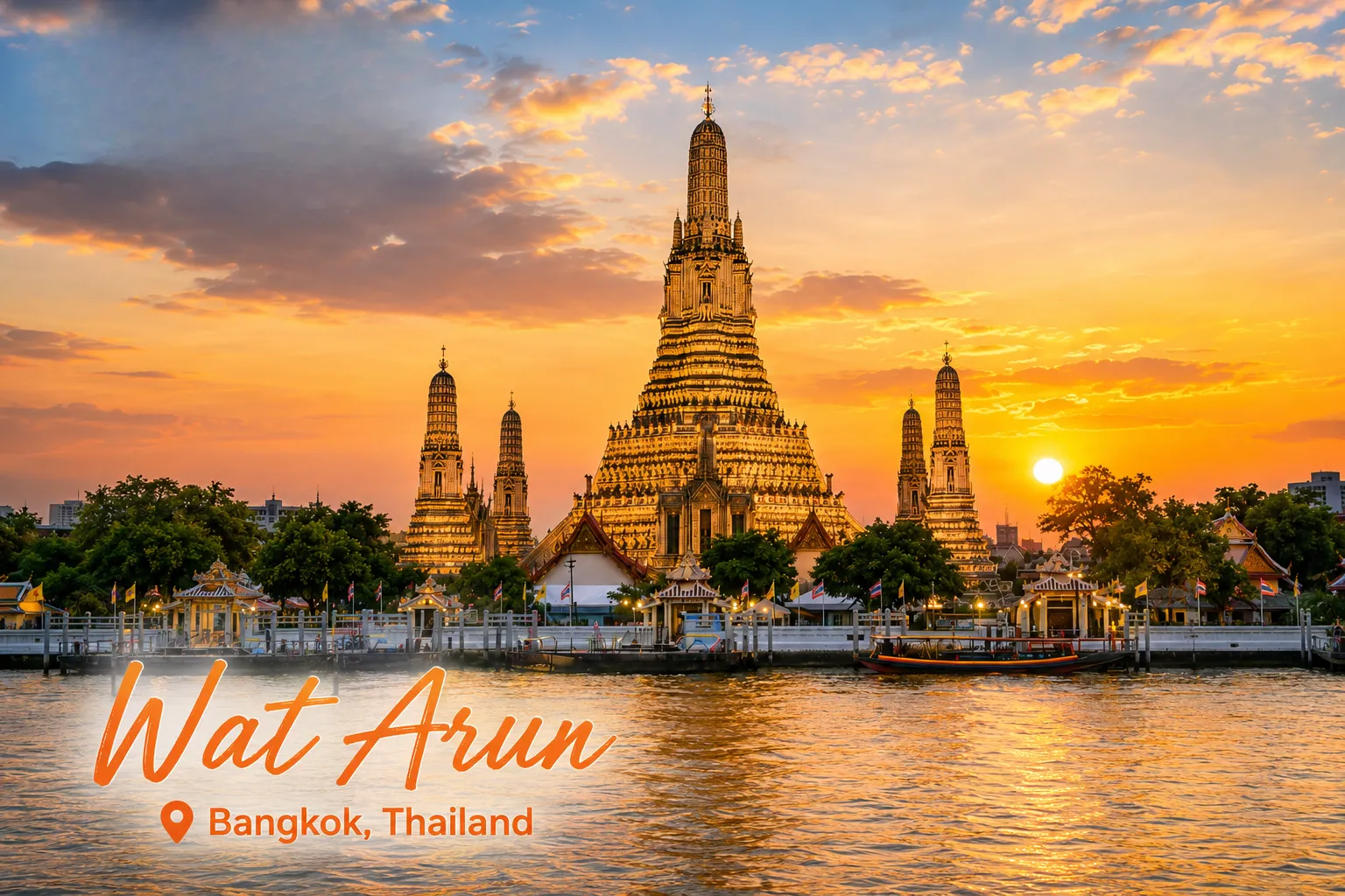 Wat Arun Ratchawararam Ratchawaramahawihan : The Temple of Dawn