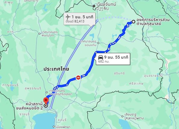 จุดจอดกุสุมาลย์ to สถานีขนส่งผู้โดยสารกรุงเทพ จตุจักร (หมอชิต2)