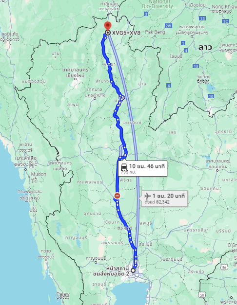 สถานีขนส่งผู้โดยสารกรุงเทพ จตุจักร (หมอชิต2) to จุดจอดบ้านดู่