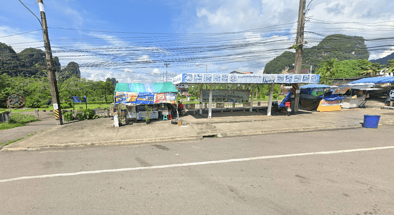 Book Ao Luek District Bus Stop (in front of Kaew TV Electric Company Limited)