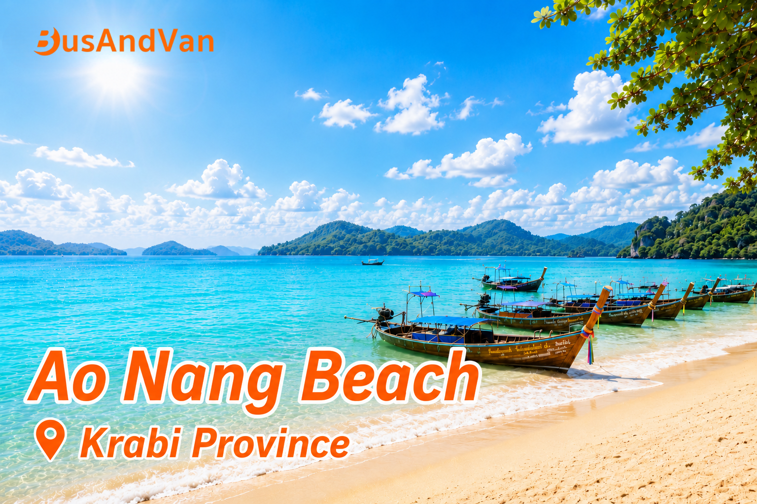 Ao Nang – Beautiful Beach and Crystal-Clear Sea, Krabi Province