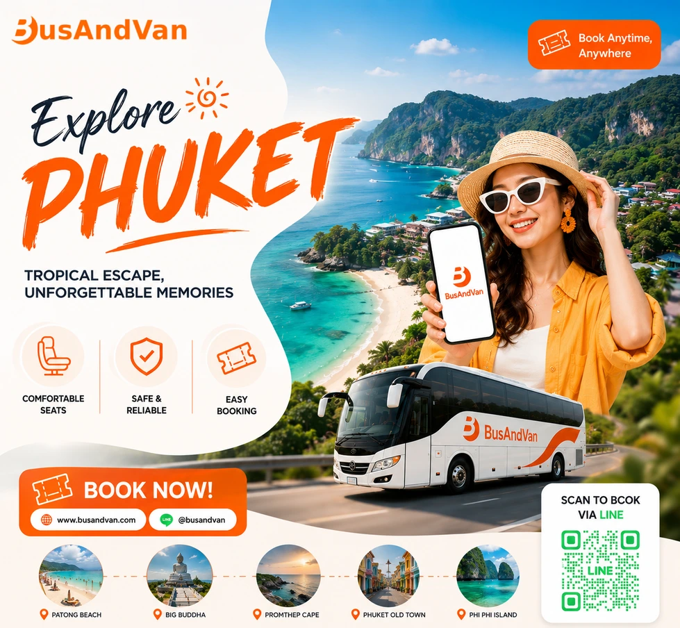 Discover Phuket: Book Bus Tickets Online with BusAndVan