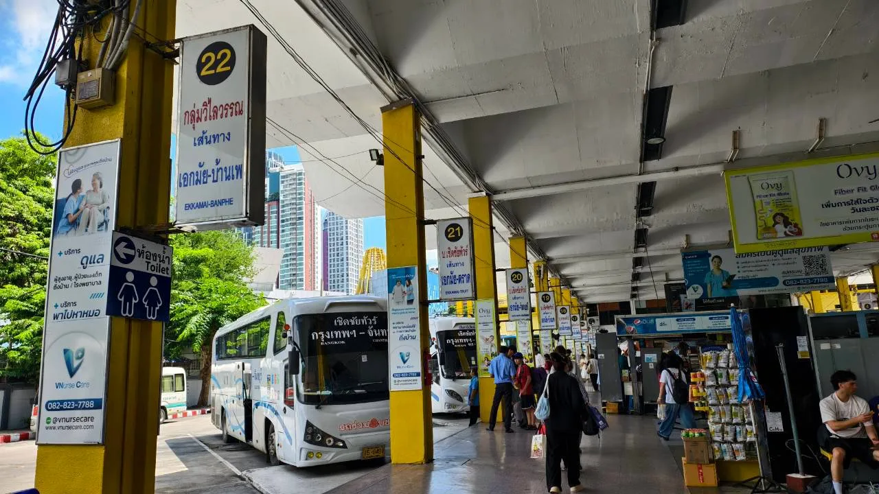 ภาพบรรยากาศ สถานีขนส่งผู้โดยสารกรุงเทพ เอกมัย ภาพที่ 2